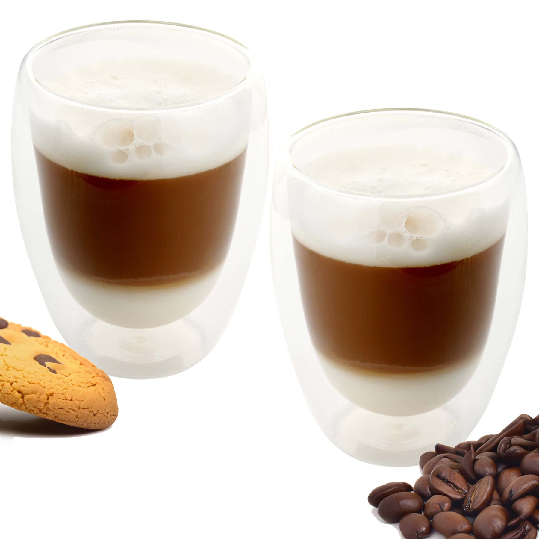 Nordic Schiller Doppelwandige Gläser – 350 ml, 2er Set