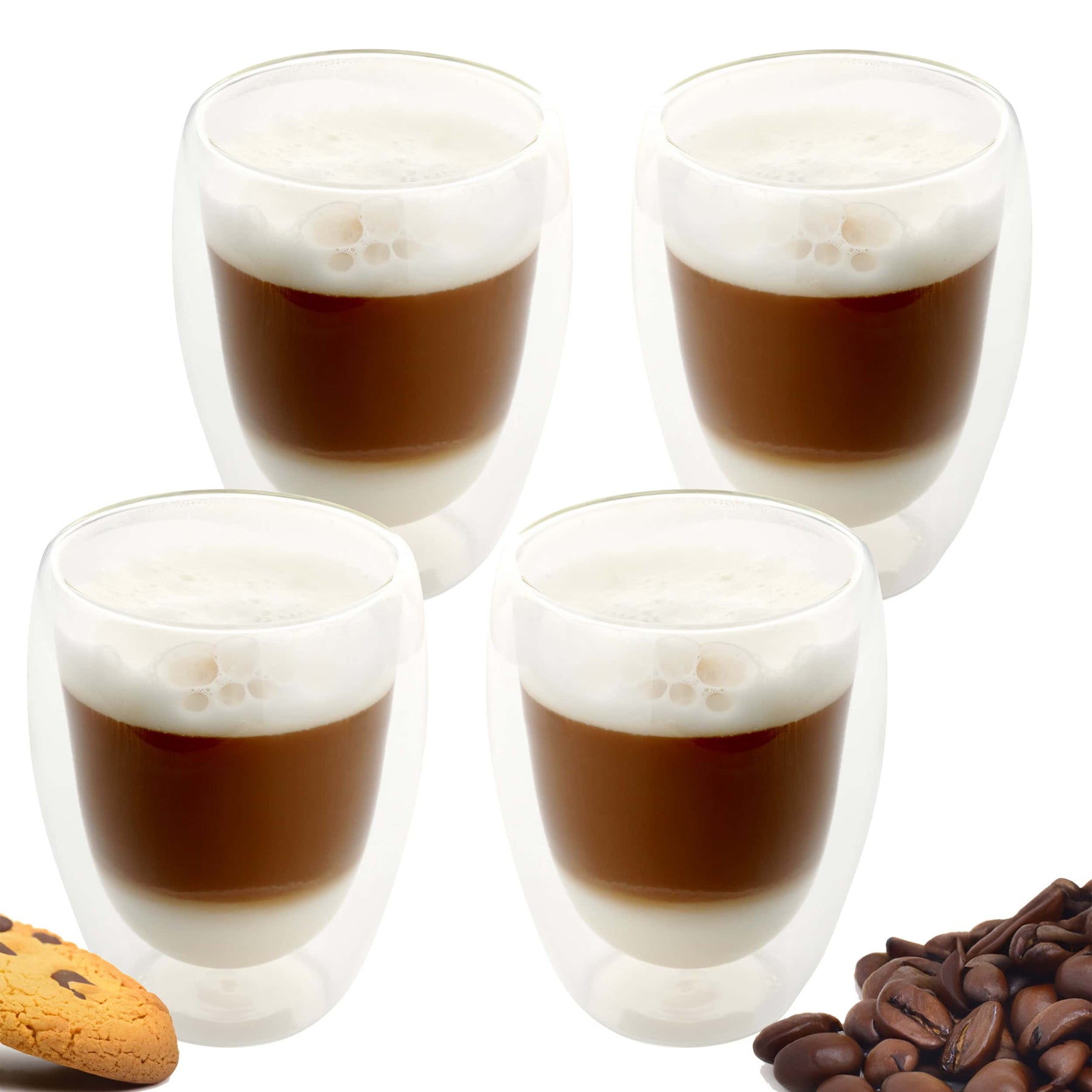 Nordic Schiller Doppelwandige Gläser – 350 ml, 2er Set