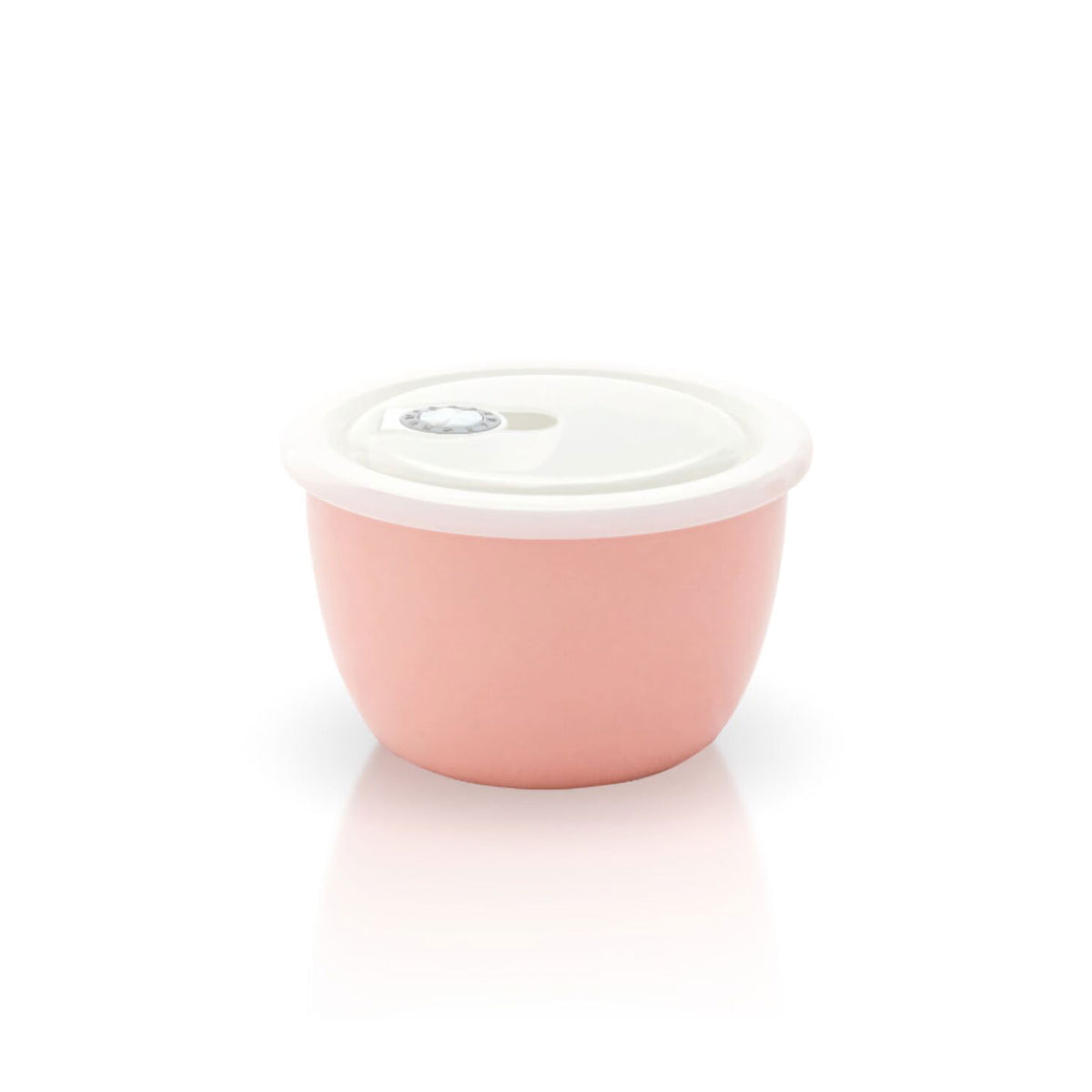 Lätt Home Hermetischer Keramikbehälter - 650 ml Rund, Rosa