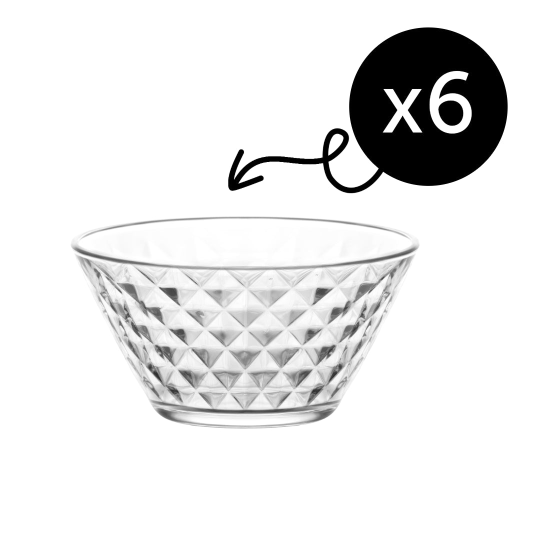 LAV Artemis Glasschalen – 330 ml (11 1/4 oz), 6er Set