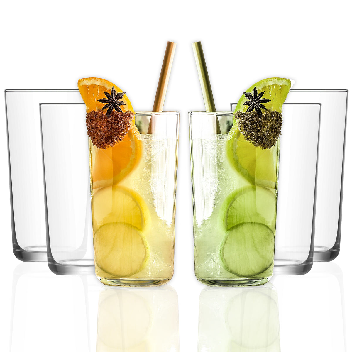 LAV Premium Tall Glasses Drinking