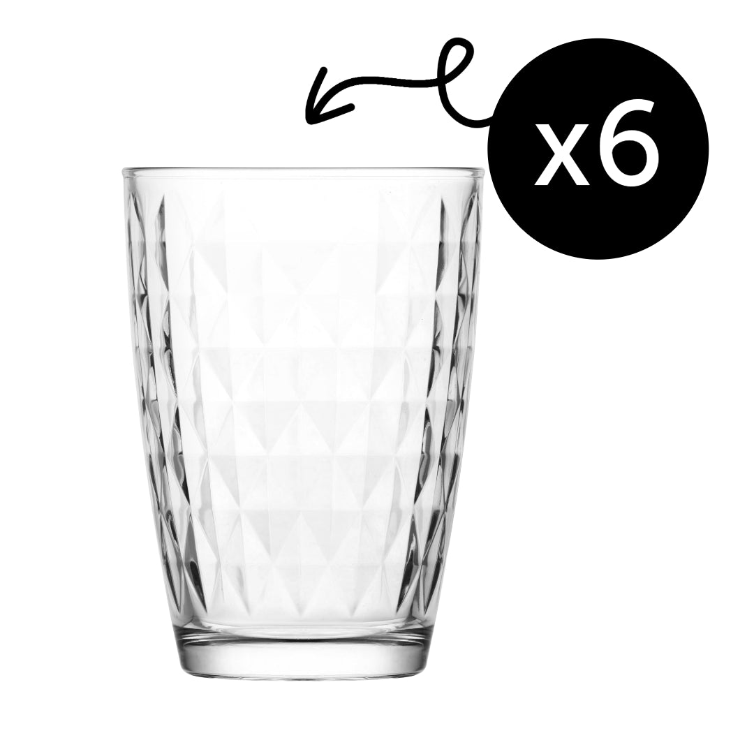 LAV Artemis Longdrinkgläser 415 ml (14 oz) - 6er Set - Nordic Schiller