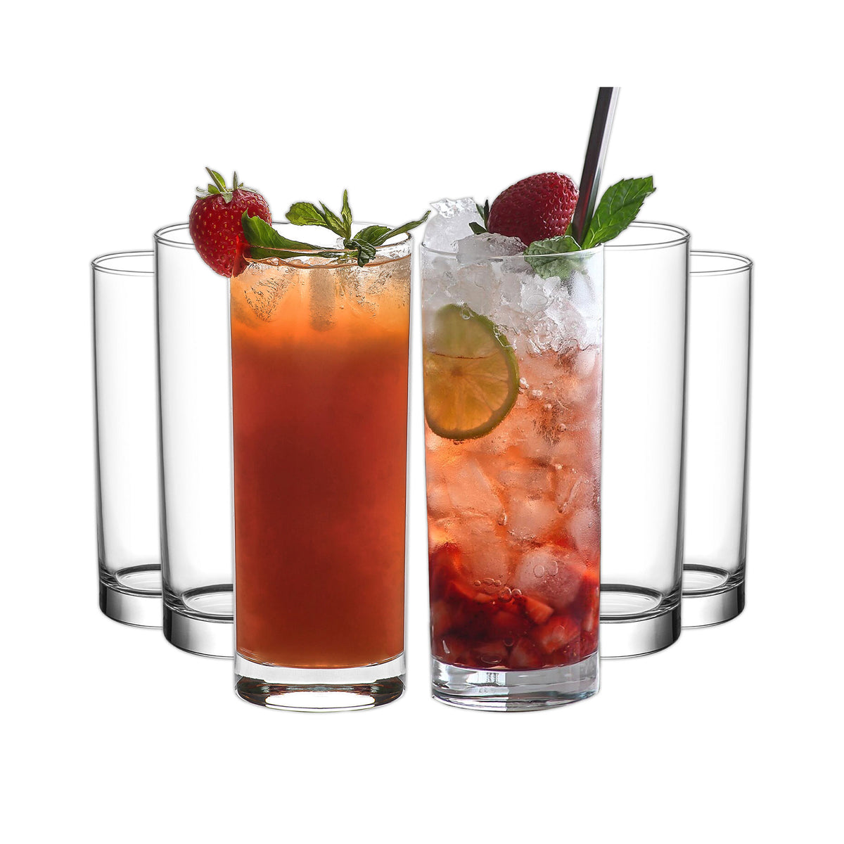 LAV Liberty Longdrinkgläser – 360 ml (12 1/4 oz), 6er Set