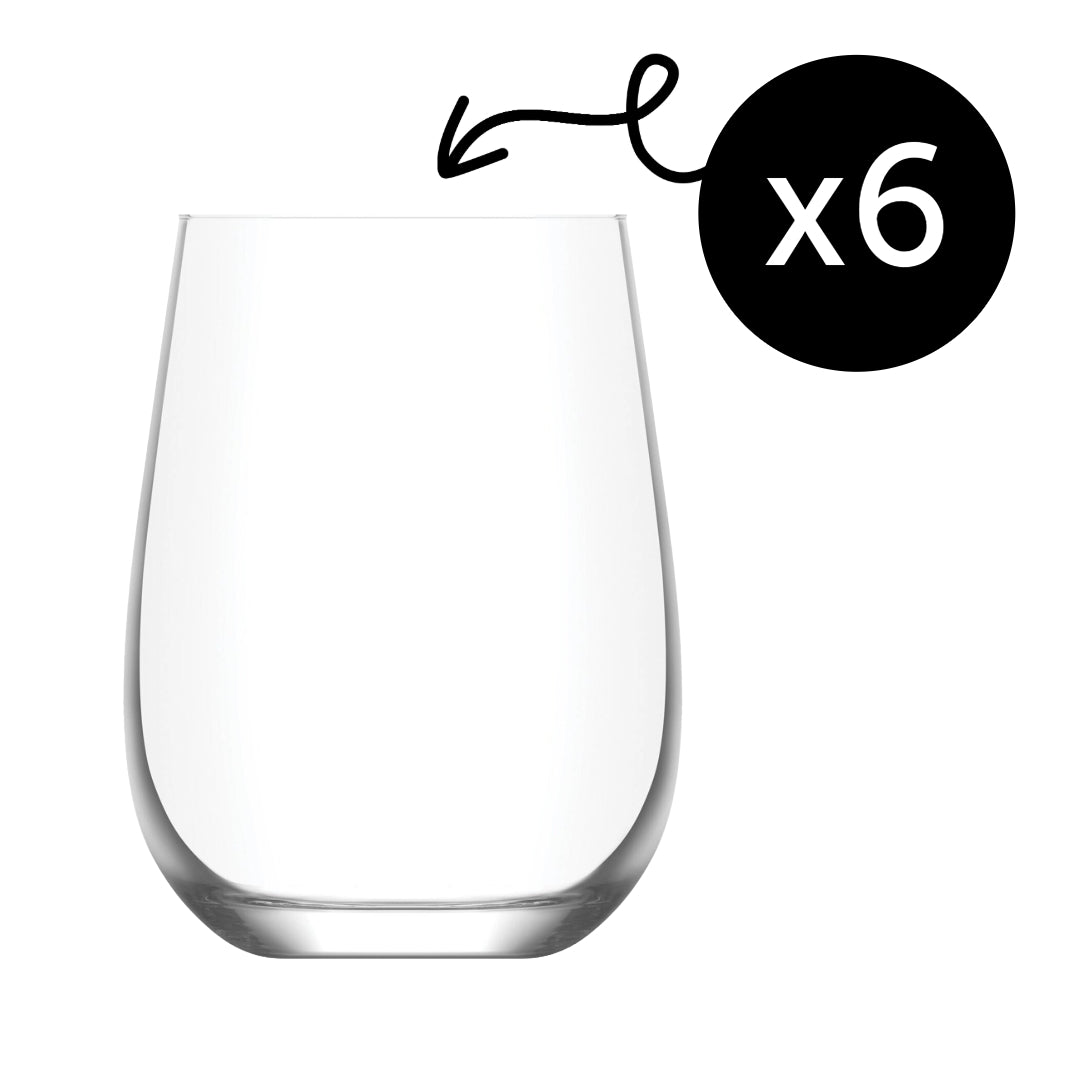 LAV Gaia Weingläser – 590 ml (20 oz), 6er Set