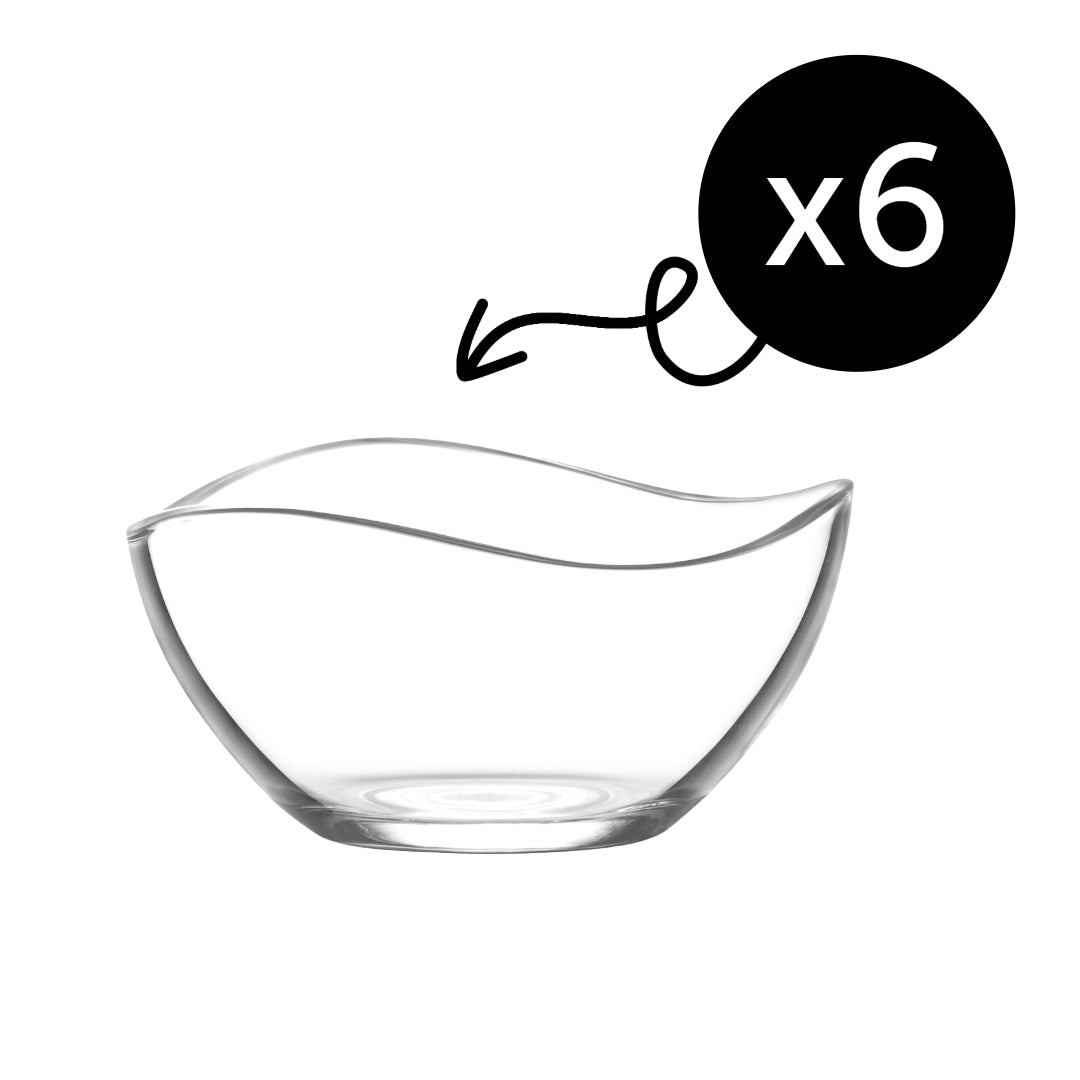 LAV Vira Glasschalen – 215 ml (7 1/4 oz), 6er Set