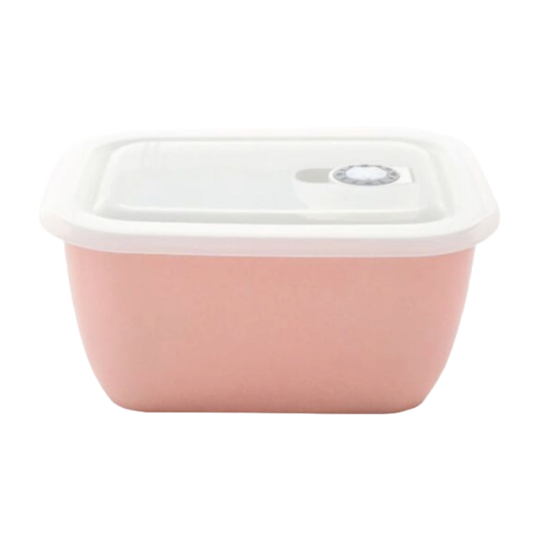 Lätt Home Hermetischer Keramikbehälter - 950 ml Rechteckig, Ros