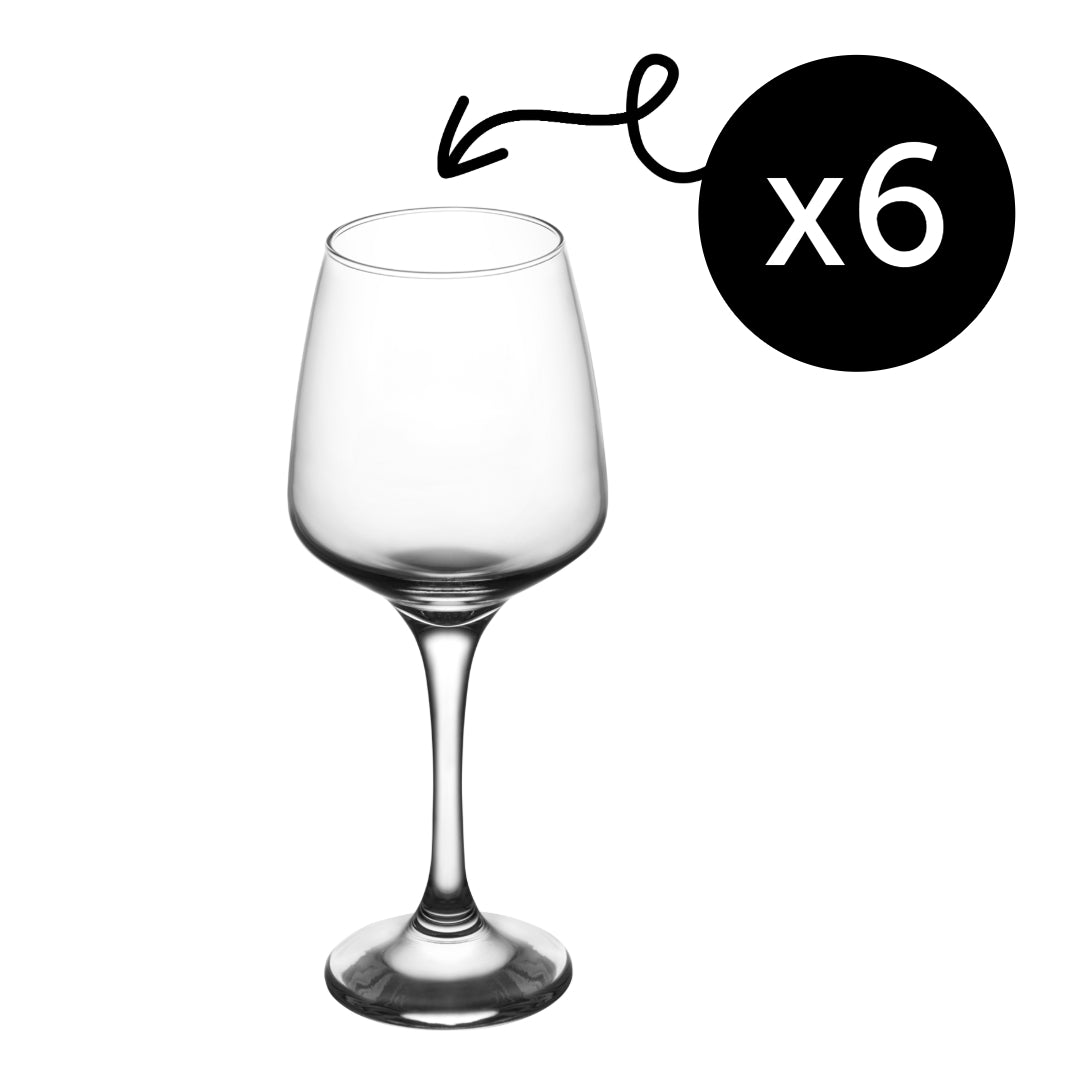 LAV Lal Allzweckgläser - 400 ml (13 1/2 oz), 6er Set