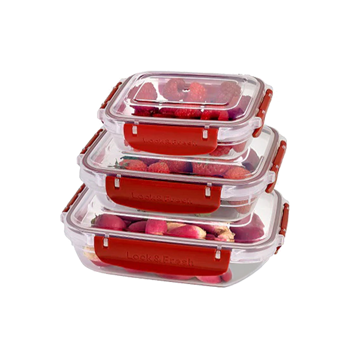 Michelino Nora Frischhaltedosen Set 3-tlg. rechteckig