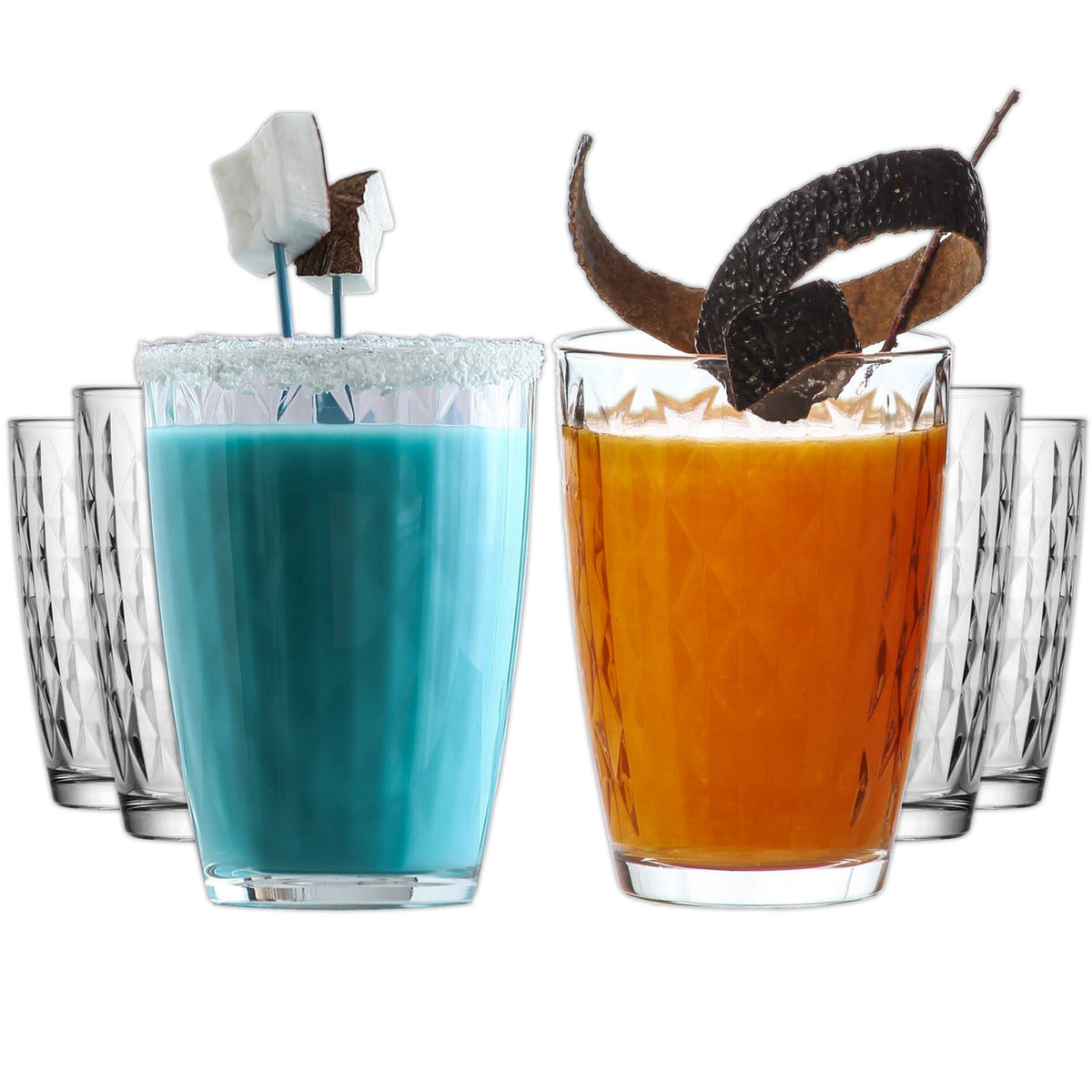 LAV Artemis Longdrinkgläser 415 ml (14 oz) - 6er Set - Nordic Schiller