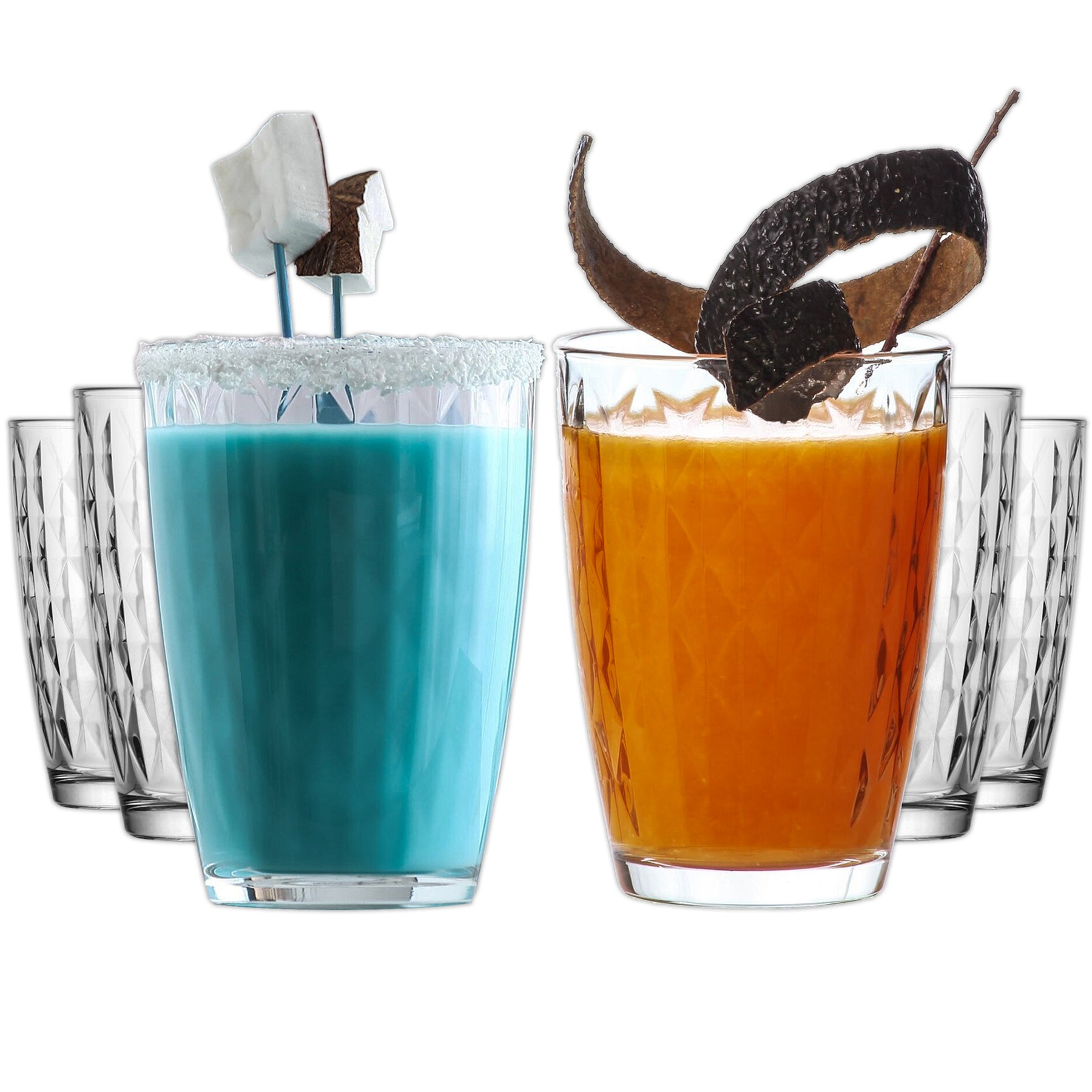 LAV Artemis Longdrinkgläser 415 ml (14 oz) - 6er Set - Nordic Schiller