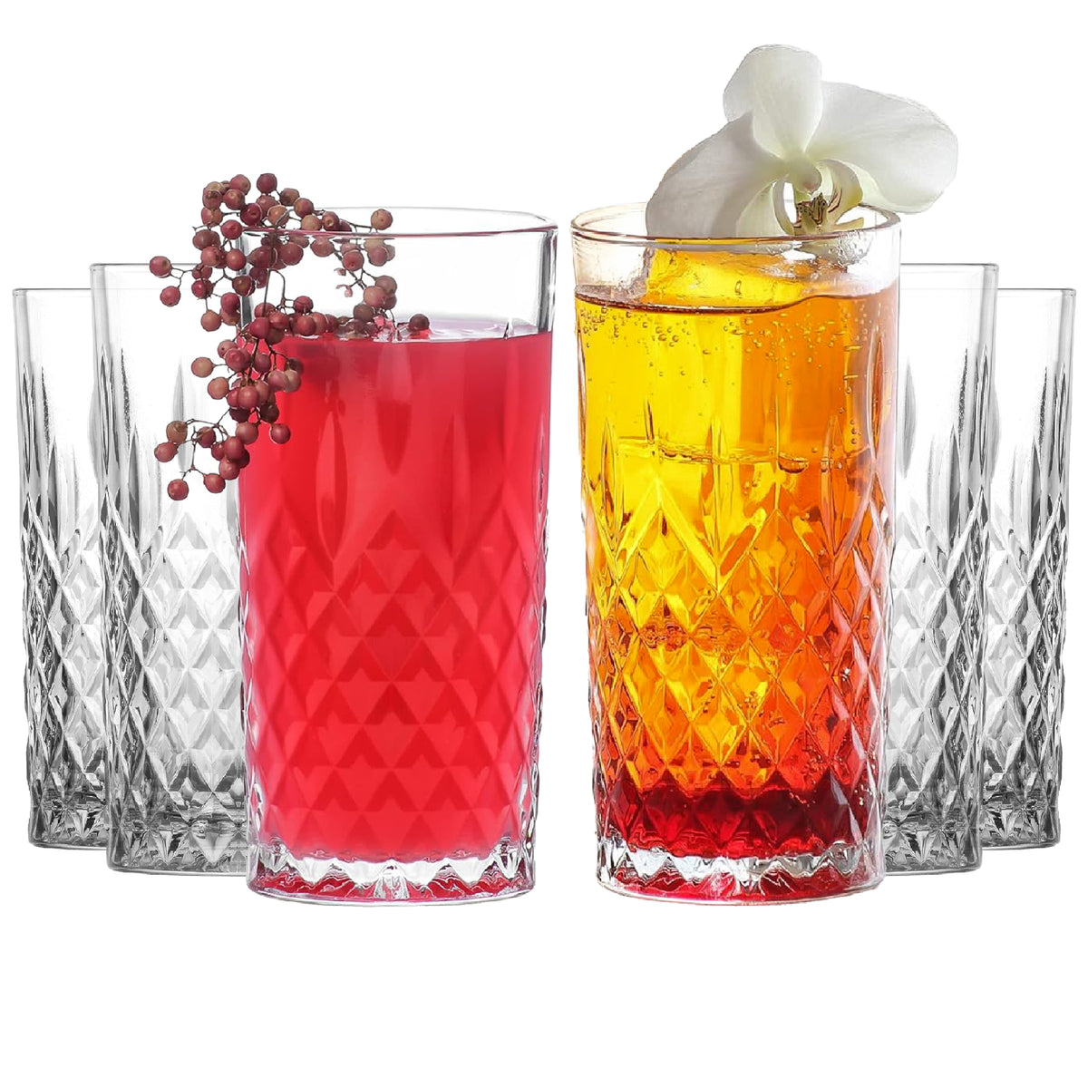 LAV Odin Longdrinkgläser - 356 ml (12 1/4 oz), 6er Set