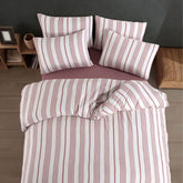 Nordic Schiller Bettwäsche-Set für Doppelbett, 200x220 cm, 4-tlg, Orange
