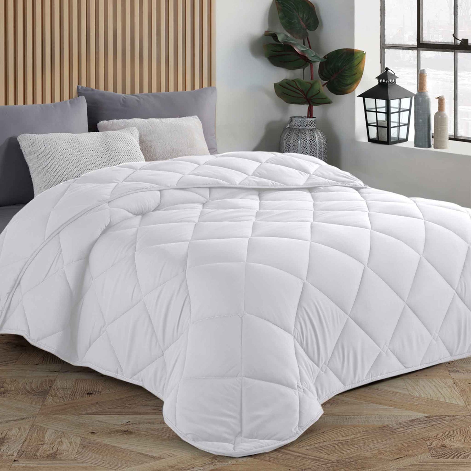 Nordic Schiller Mikrofiber Silikon Steppdecke 100% Mikrofaser