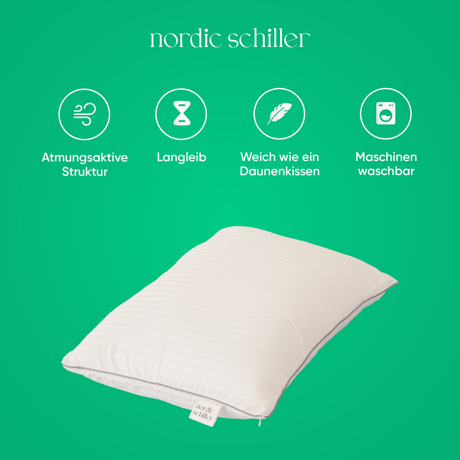 Nordic Schiller Klassisches Oppo-Kissen 70 x 50 cm