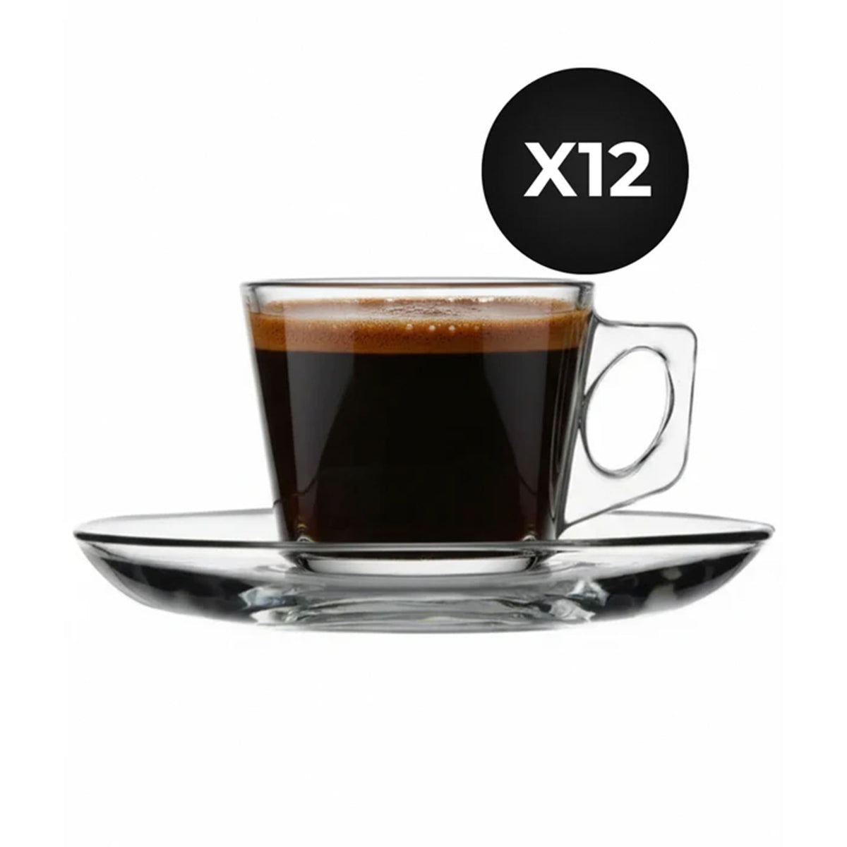 Pasabahce Vela 12-tlg. Cup & Saucer Set (80 cc)