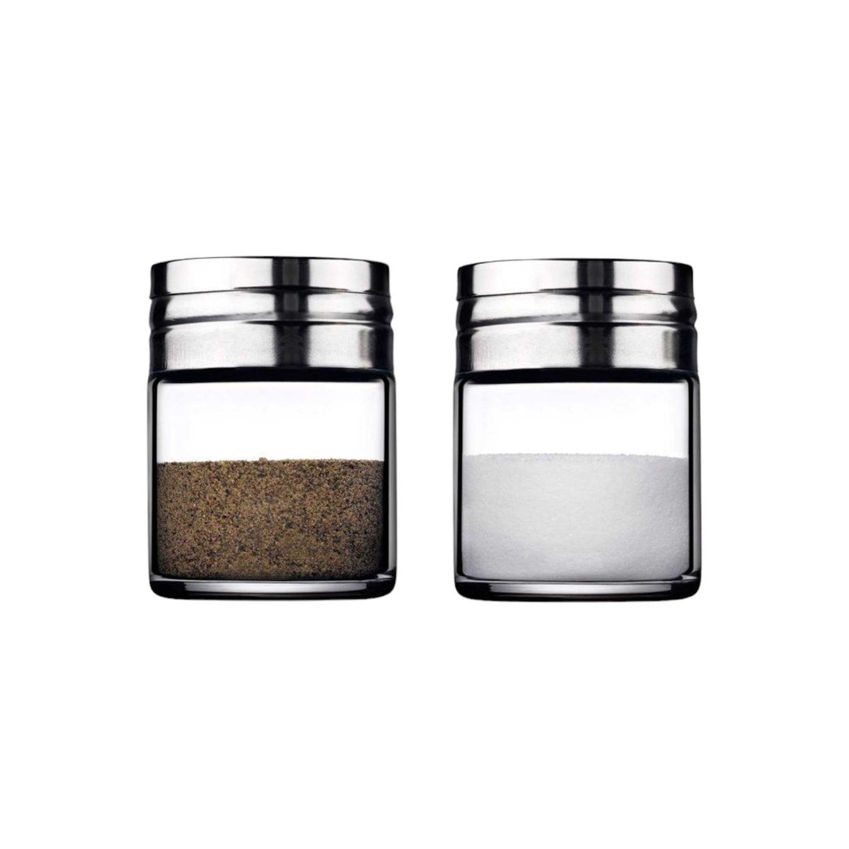 Pasabahce Basic Salz- und Pfefferstreuer 110 ml (3 3/4 oz) - 2-tlg. Glas