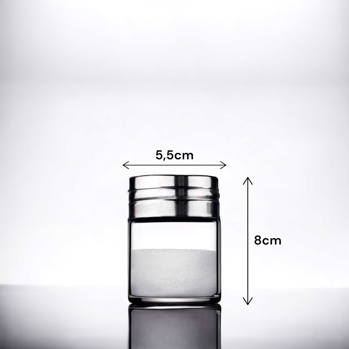 Pasabahce Basic Salz- und Pfefferstreuer 110 ml (3 3/4 oz) - 2-tlg. Glas