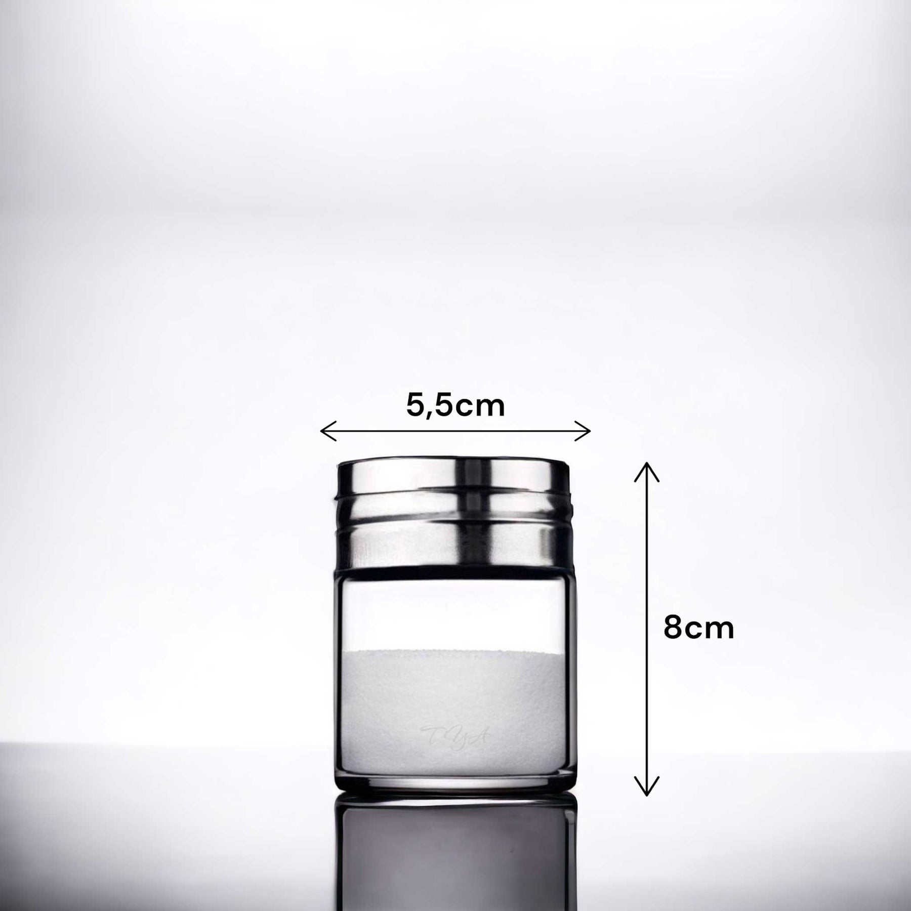 Pasabahce Basic Salz- und Pfefferstreuer 110 ml (3 3/4 oz) - 2-tlg. Glas