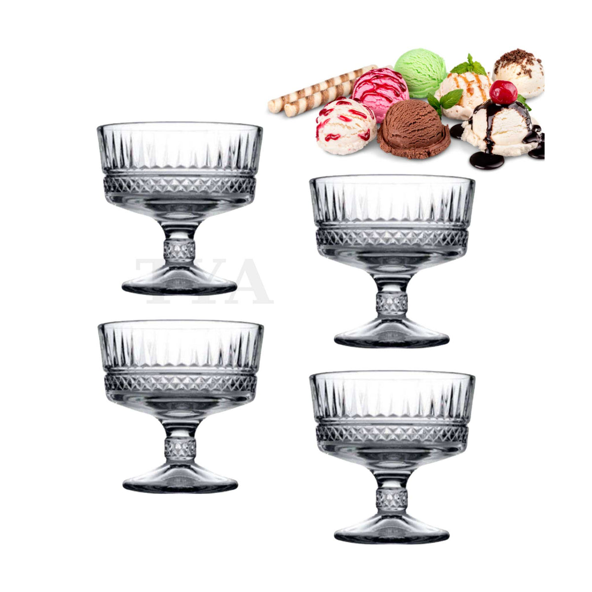 Pasabahce Elysia Eisbecher 515 ml - 2er Set