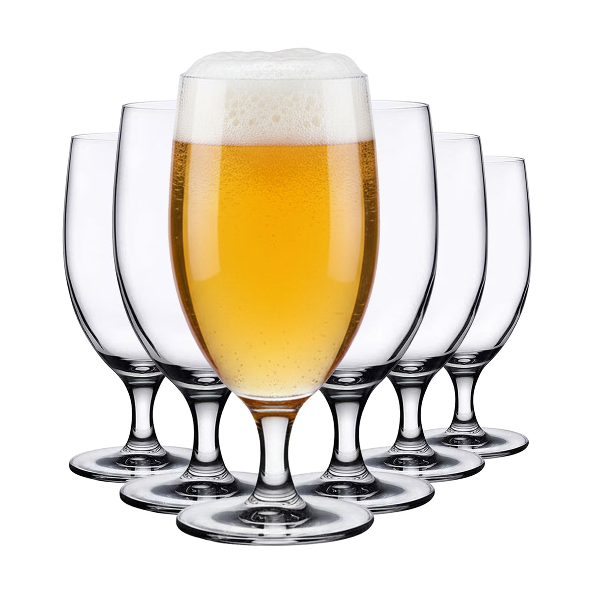 Pasabahce NUDE Reserva Mehrzweck Biergläser 415 ml (13,5 oz) 6-tlg Set