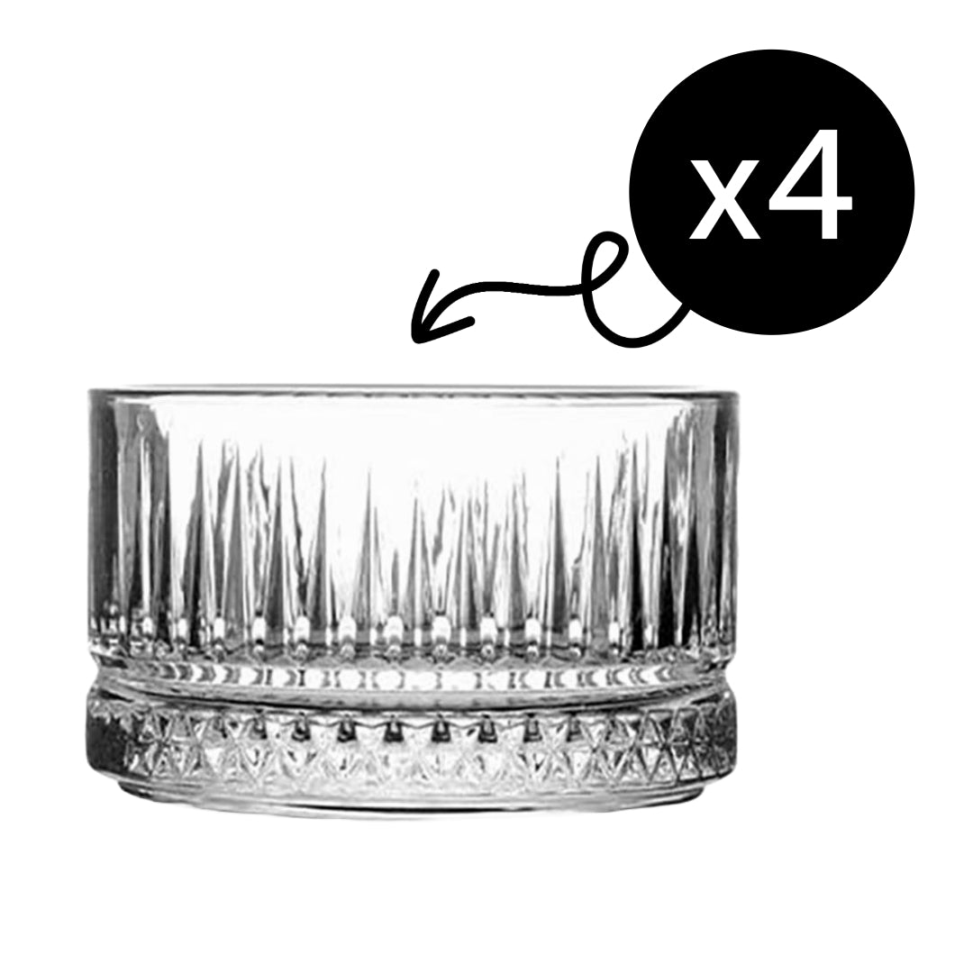 Pasabahce Elysia Glasschale 235 ml, 4-teiliges Set