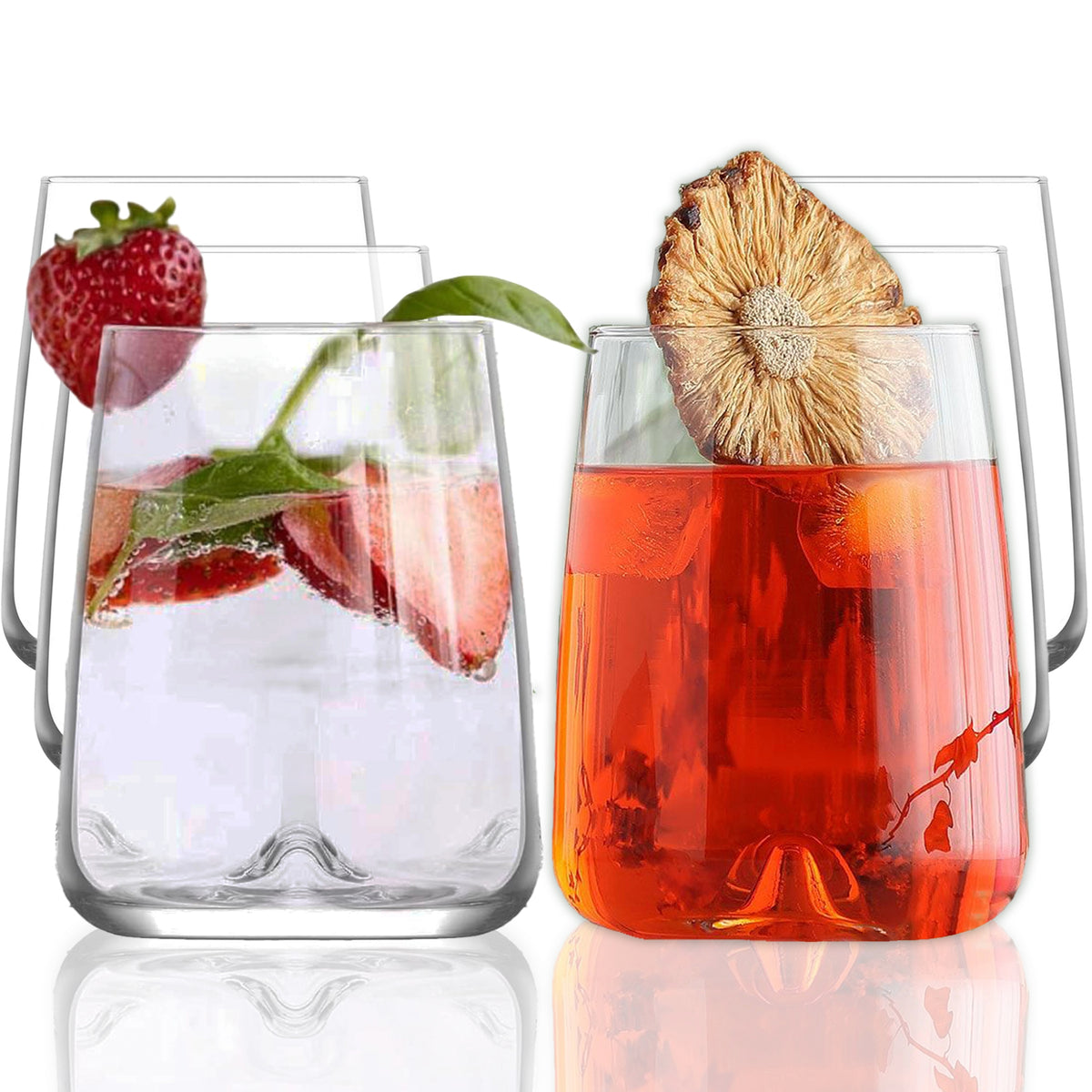 LAV Terra Weingläser – 590 ml (20 oz), 6er Set