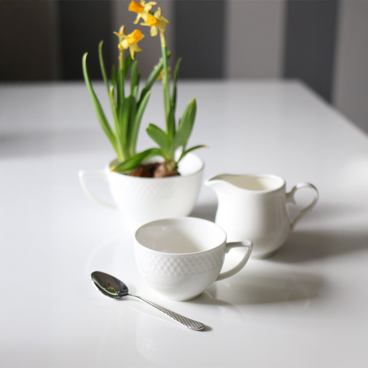 Wilmax Jumbo Cups 500 ml, 2er-Set, Porzellan