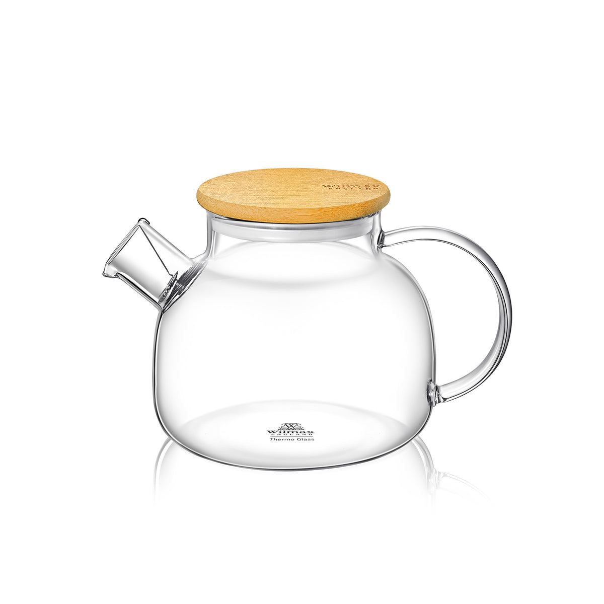 Wilmax Teekanne 950 ml aus hitzebeständigem Thermo-Glas