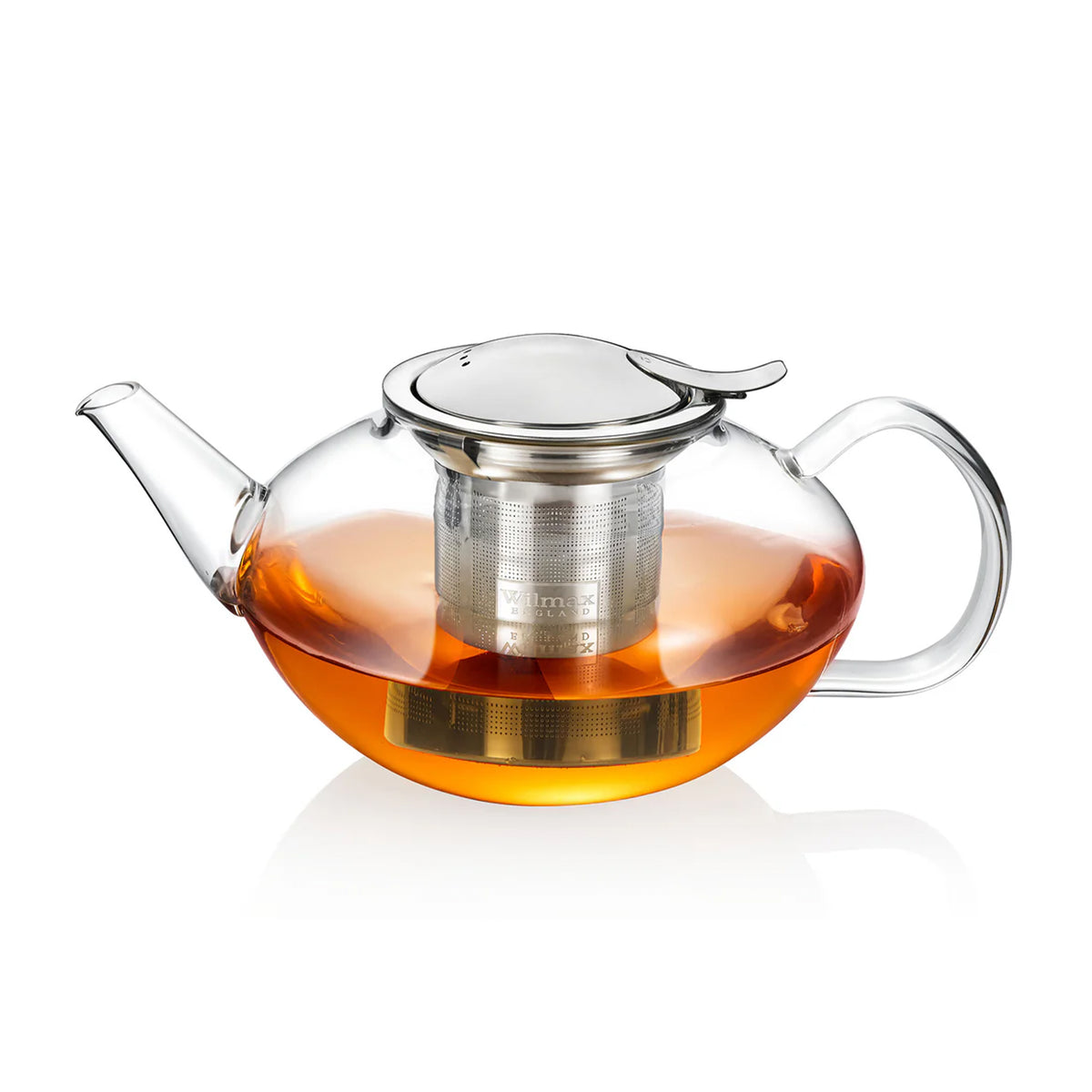 Wilmax Teekanne 1550 ml Glas mit herausnehmbarem Filter