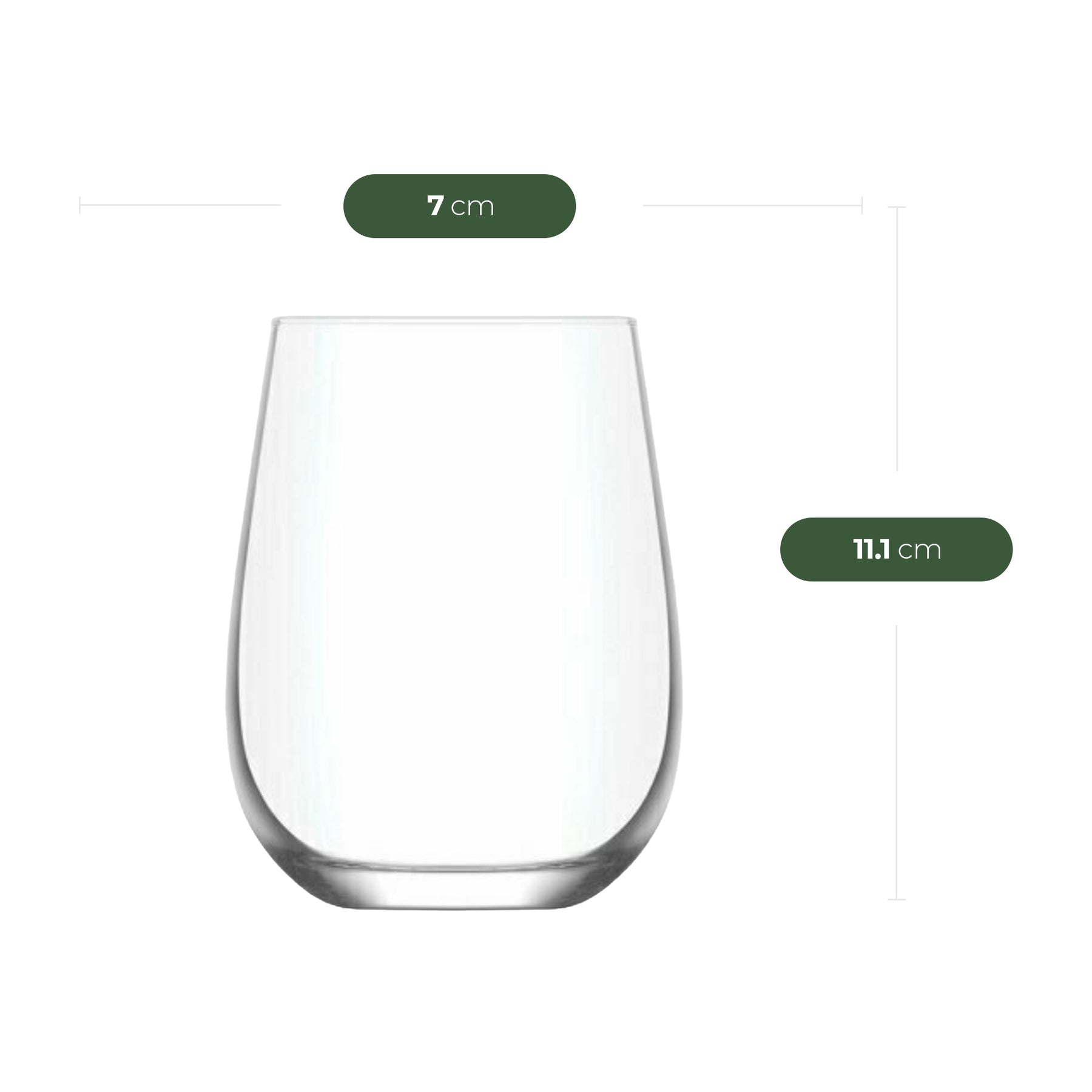 LAV Weingläser 6er Set 475 ml & Wilmax Glaskrug Set 2400 ml