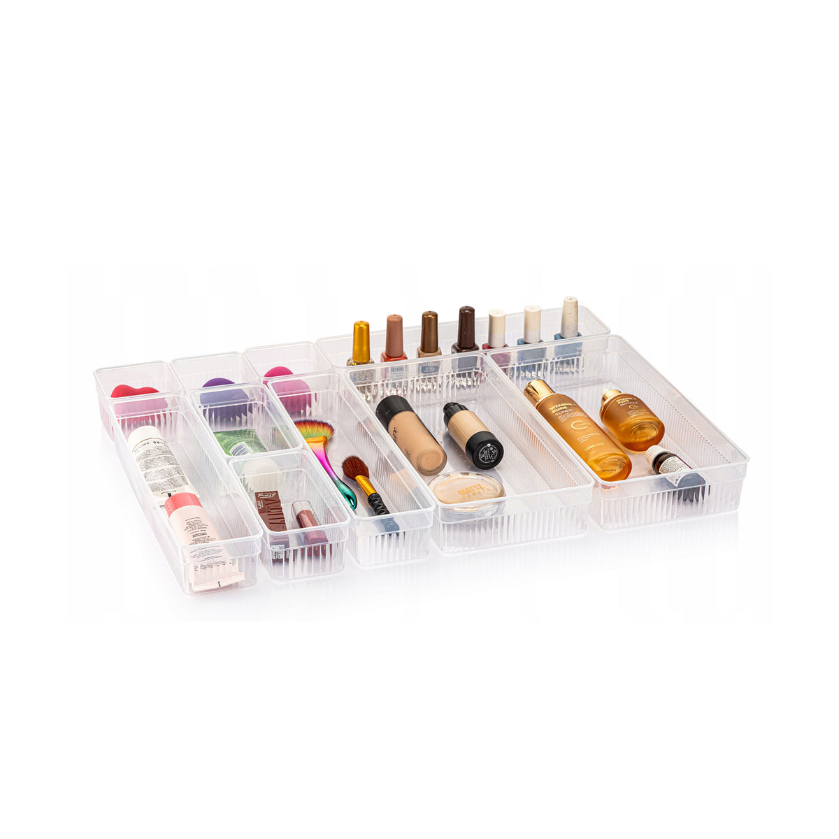 CRALEX Nero Schubladen Organizer Set – modulares System für Küche und Büro