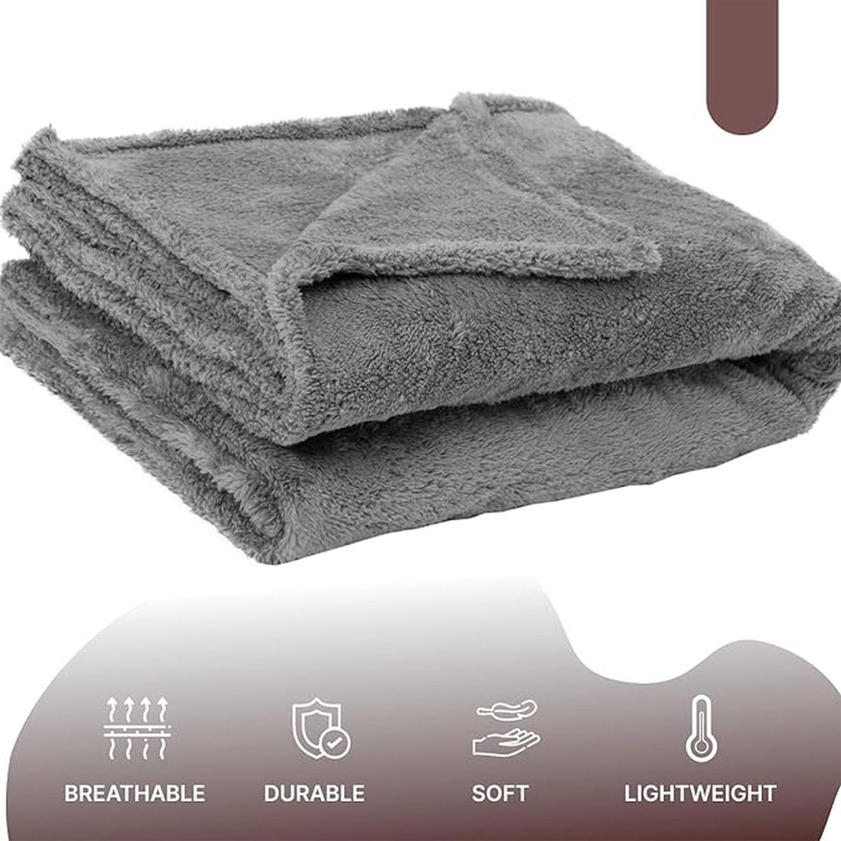 English Home Welsoft Decke - Flauschige TV-Decke 120x170 cm