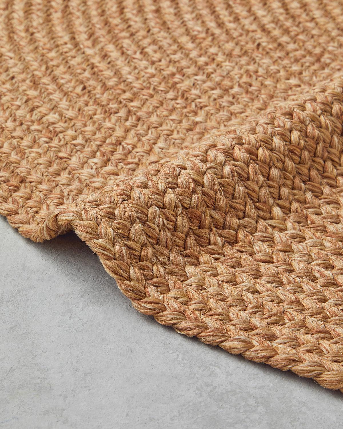 English Home Juliet runder Jute-Teppich, Natur