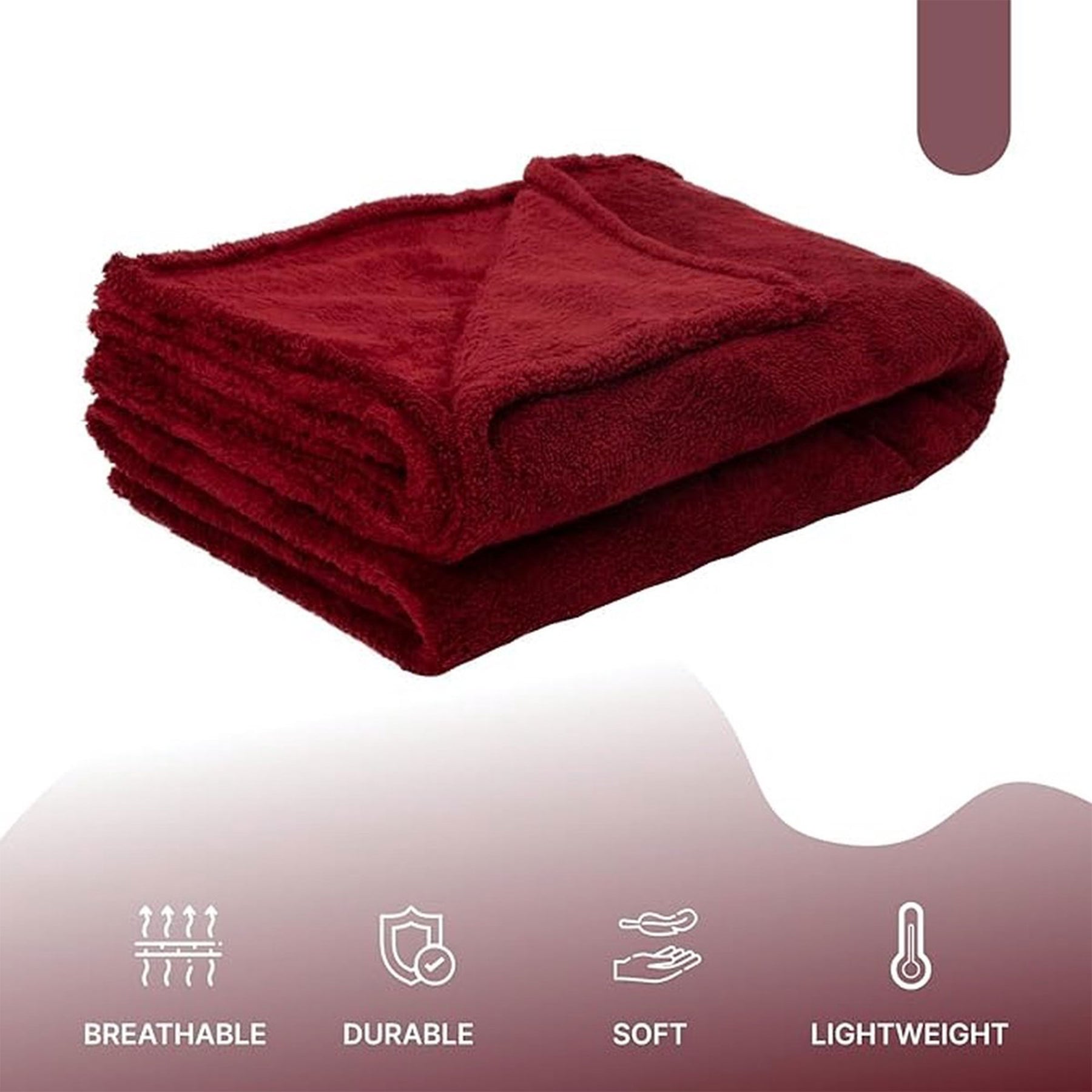 English Home Welsoft Decke - Flauschige TV-Decke 120x170 cm