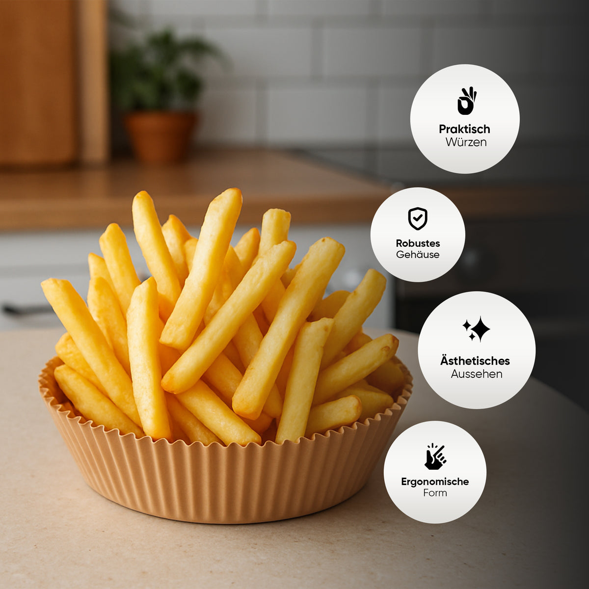 Michelino Airfryer Backpapier Ø 20 cm