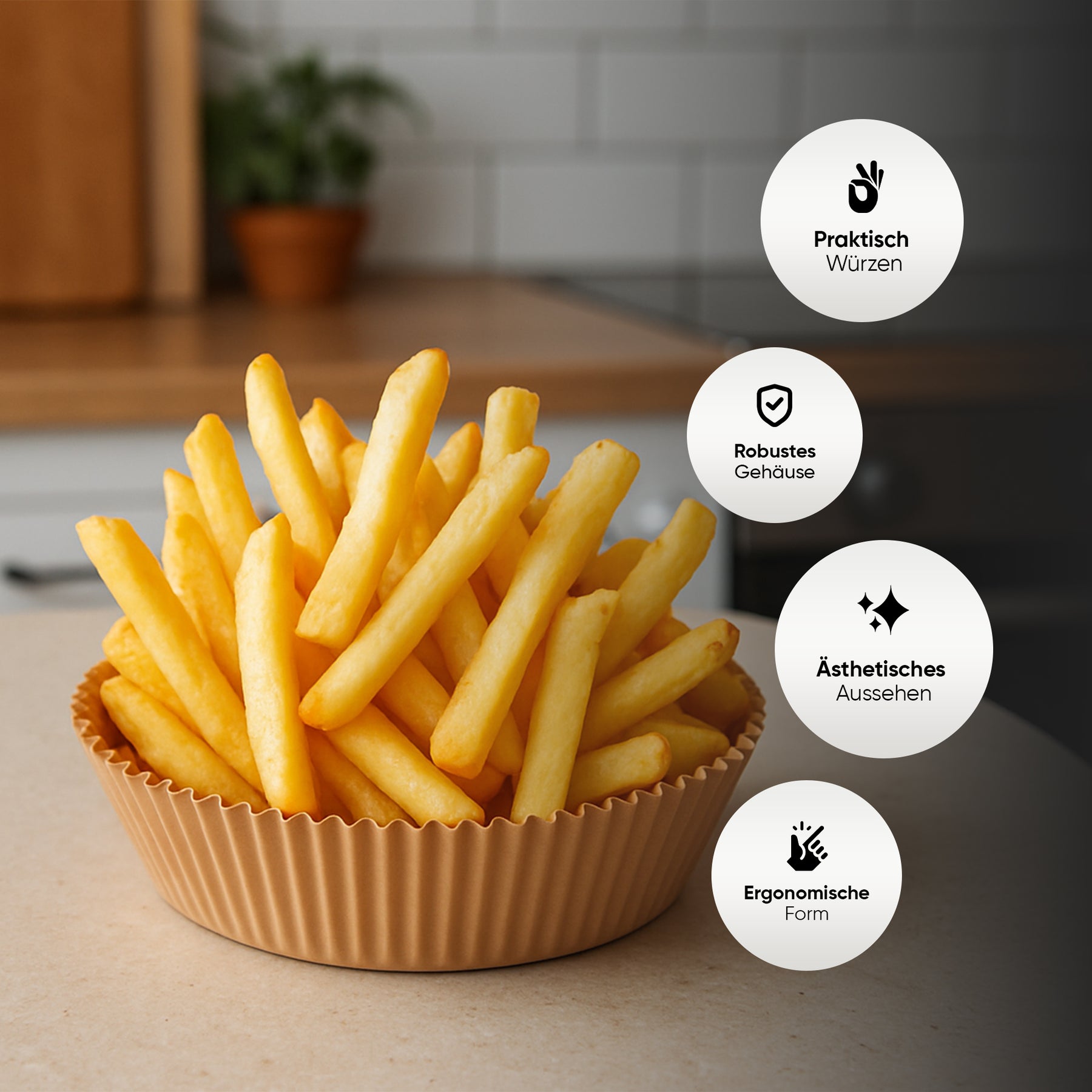 Michelino Airfryer Backpapier Ø 20 cm