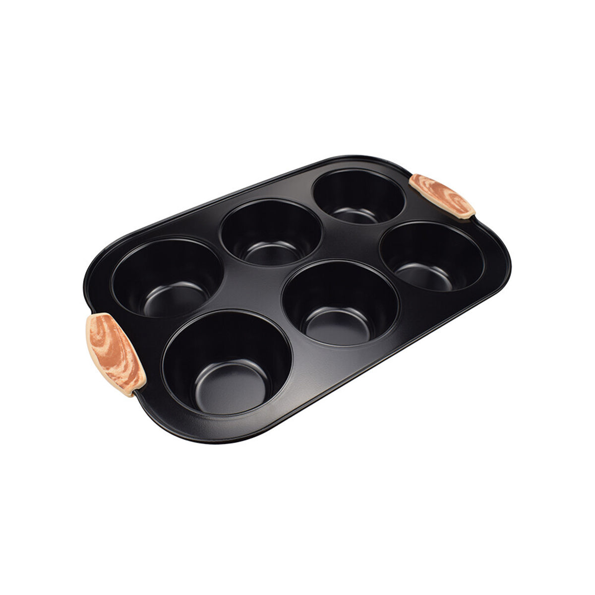 Schäfer Maple Wood Muffinform für 6 Muffins - Einzelansicht