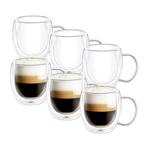 Wilmax Doppelwandiger Glasbecher