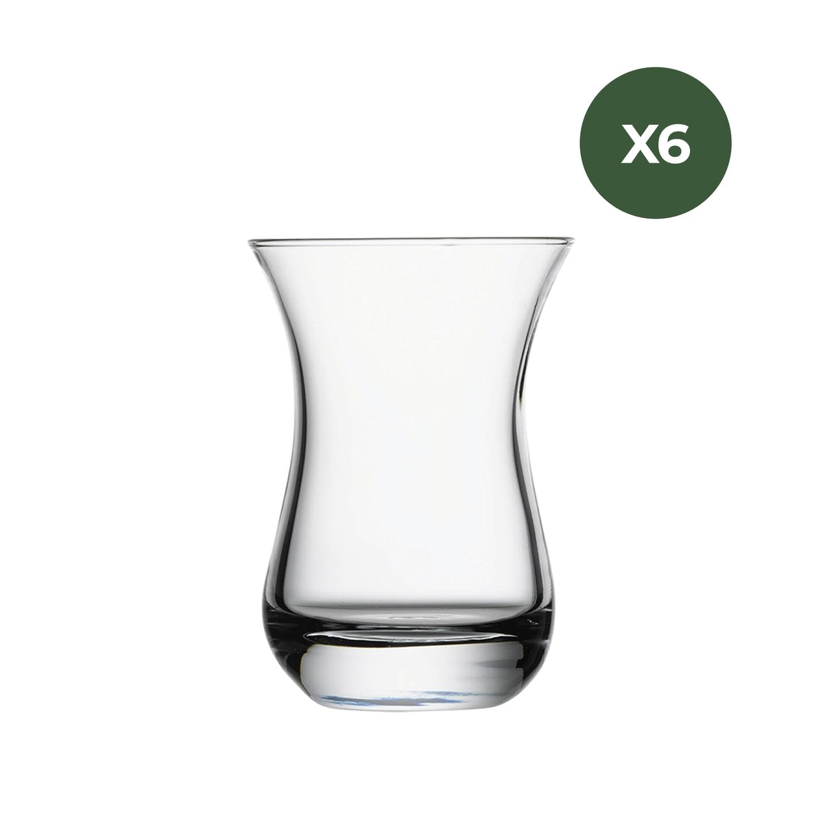 Pasabahce Aida Türkische Teegläser Set, 160 ml (6 Stück)