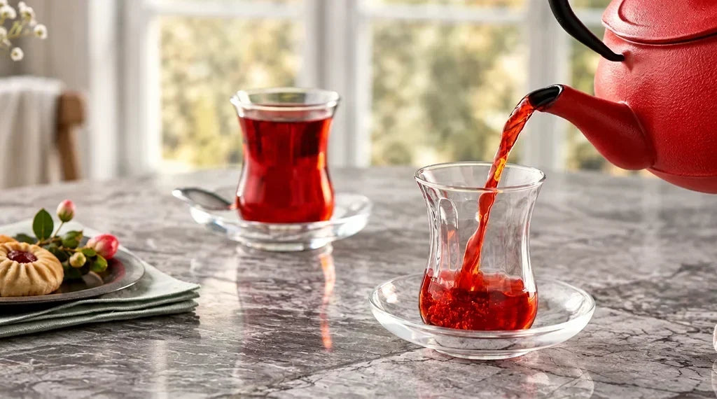 Türkischer Tee (Çay): Zubereitung im Çaydanlık, Ziehzeit und Servieren