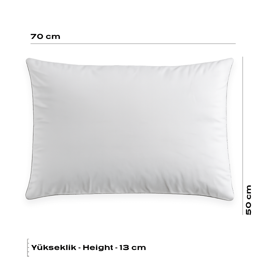 Nordic Schiller Klassisches Mikrofaser-Silikonkissen 700g
