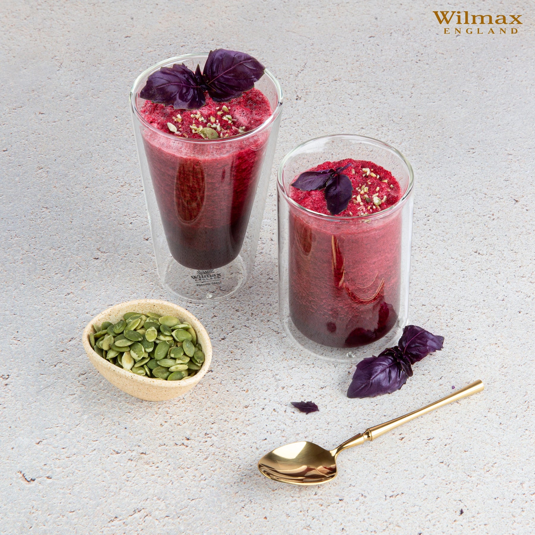 Wilmax Doppelwandiges Thermoglas
