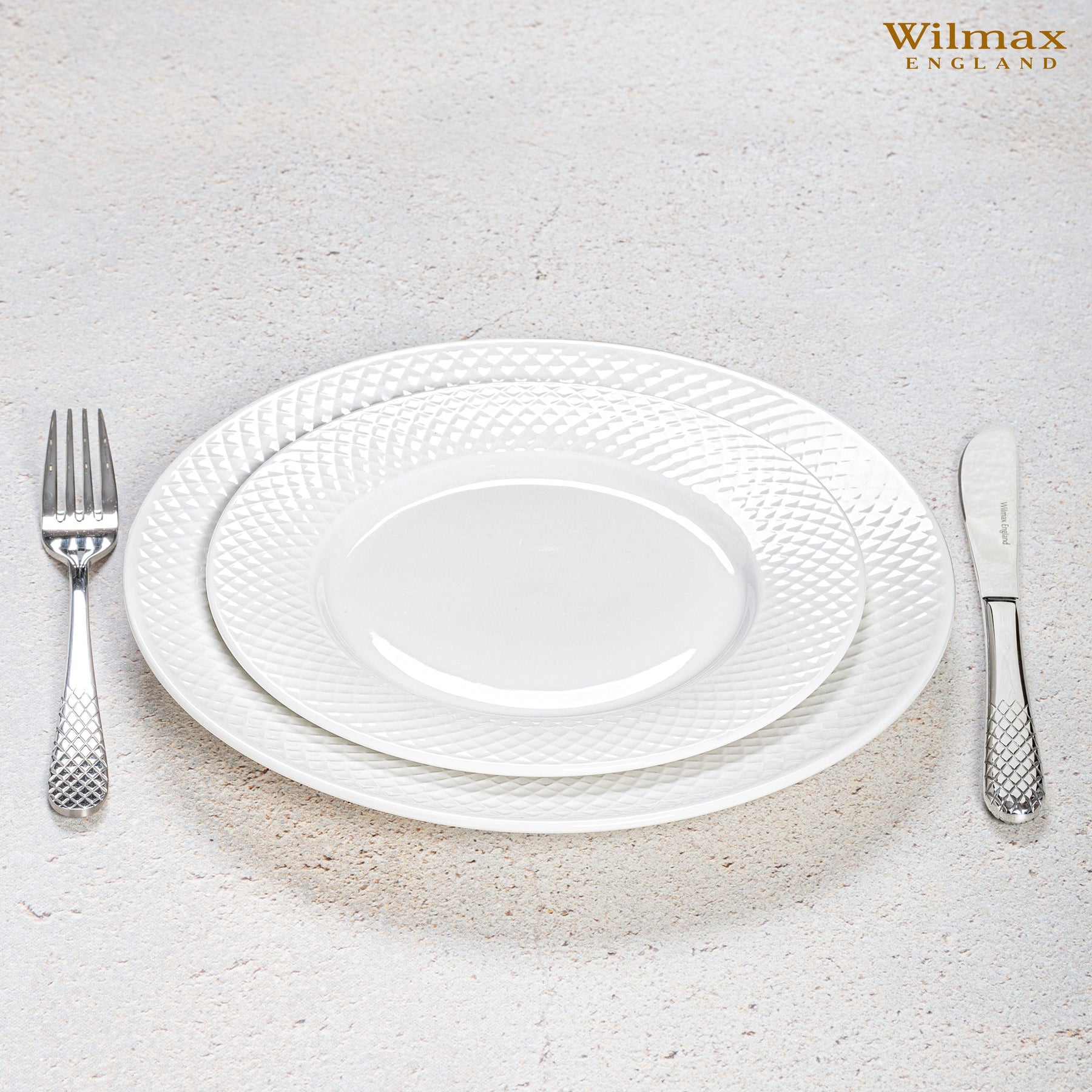 Wilmax Dessertteller 20 cm Weiß Porzellan WL-880101102/A