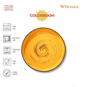 Wilmax Teller 28 cm Gelb Porzellan WL-669420/A