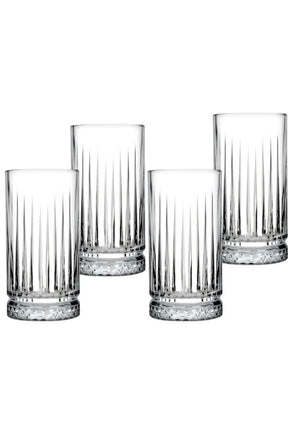 Pasabahce Elysia Longdrinkgläser - 4er Set, 445 ml