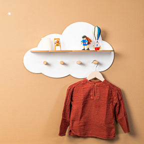 Cozy Collections Wolken-Wandregal 40×11×20 cm