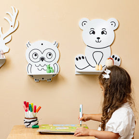 Cozy Collections Tier-Wandregal-Set 3-teilig