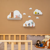 Cozy Collections 3-teiliges Wolken-Wandregal-Set