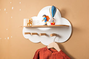 Cozy Collections Wolken-Wandregal 40×11×20 cm