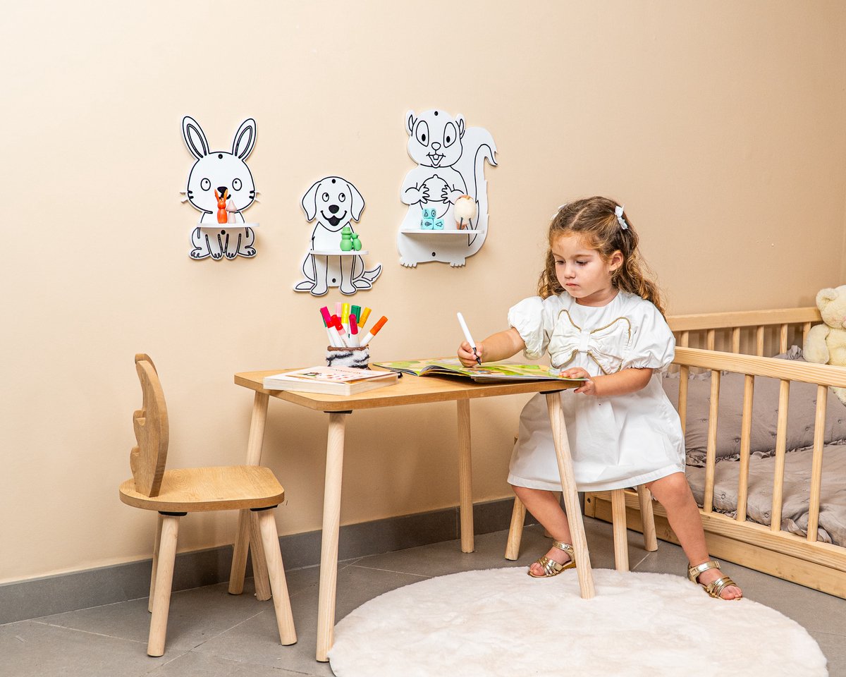 Cozy Collections Tier-Wandregal-Set 3-teilig